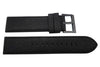 Genuine Armani Exchange Banks Chronograph Black Leather 22mm Watch Band