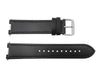 Swiss Army 21mm Night Vision Black Leather Watch Strap image
