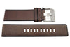 Genuine Diesel Arges Series Brown Textured Leather 24mm Watch Band