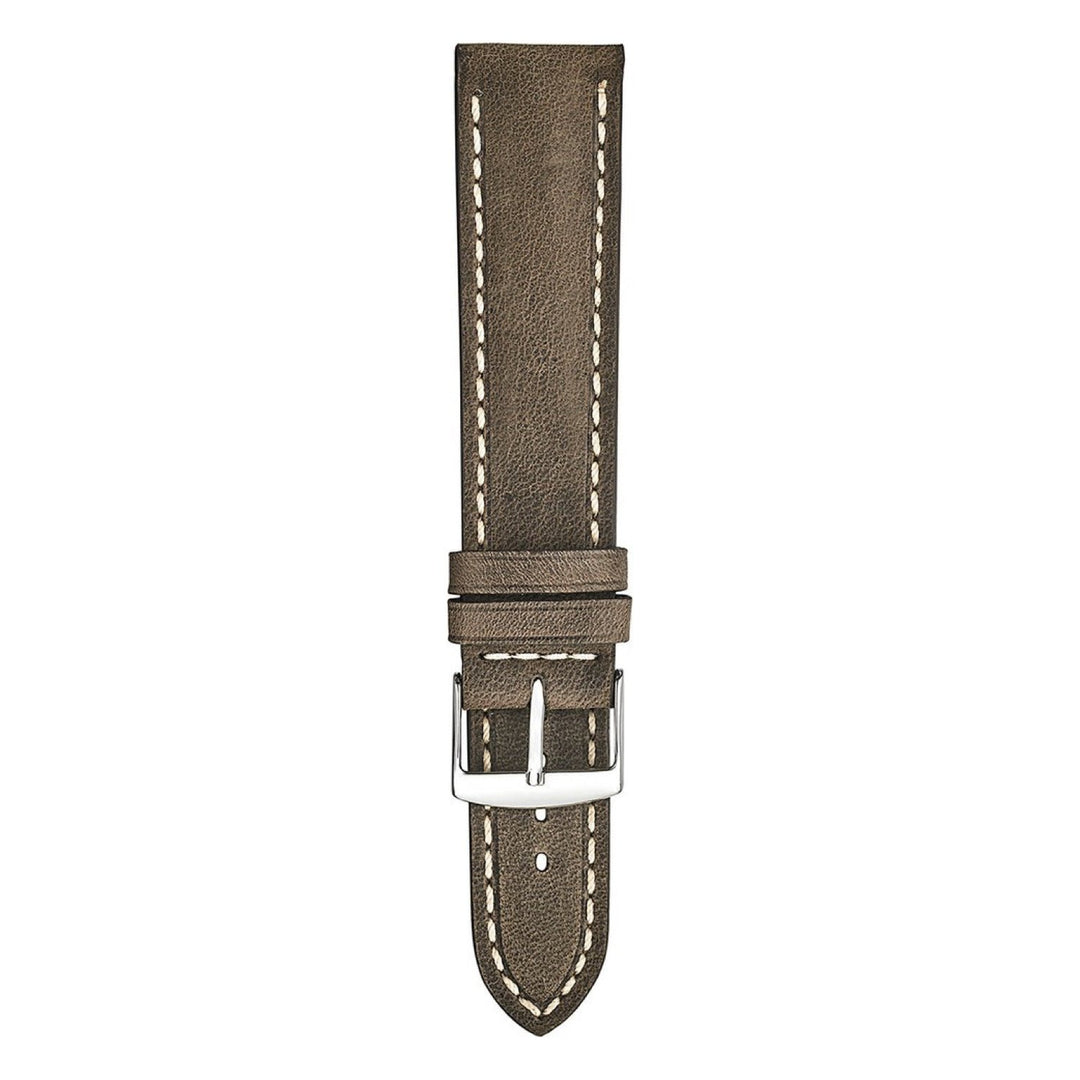Soft Semi-Padded Vintage Leather with a Comfortable nubuck lining Watch Strap image