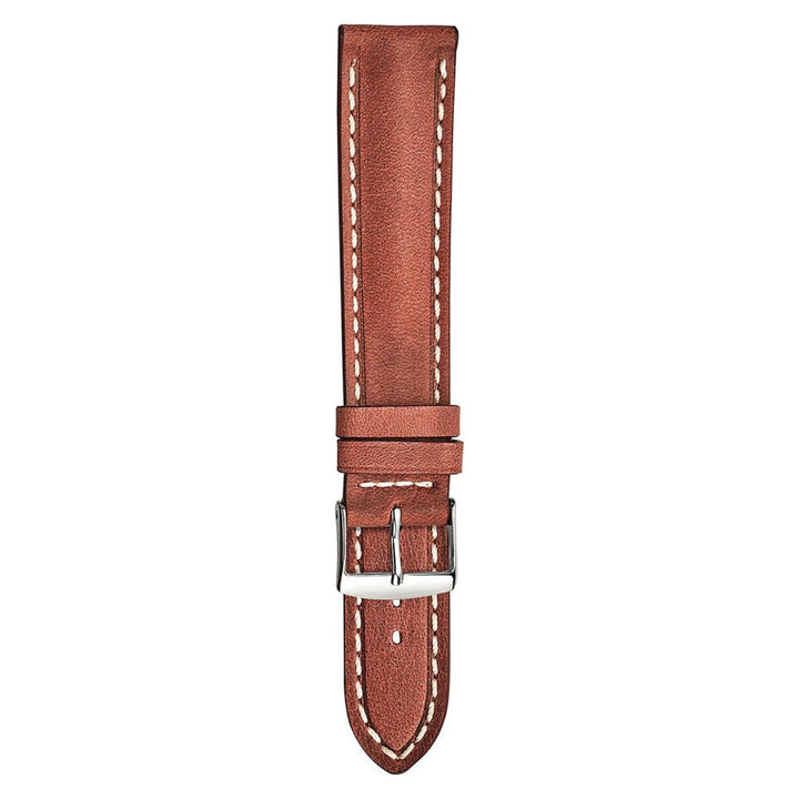 Soft Semi-Padded Vintage Leather with a Comfortable nubuck lining Watch Strap image