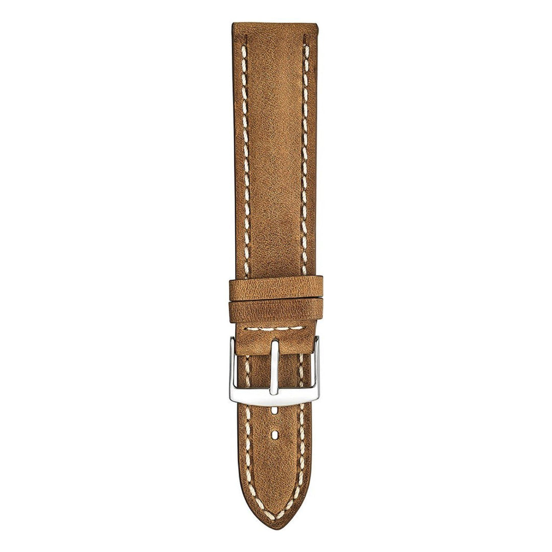 Soft Semi-Padded Vintage Leather with a Comfortable nubuck lining Watch Strap image