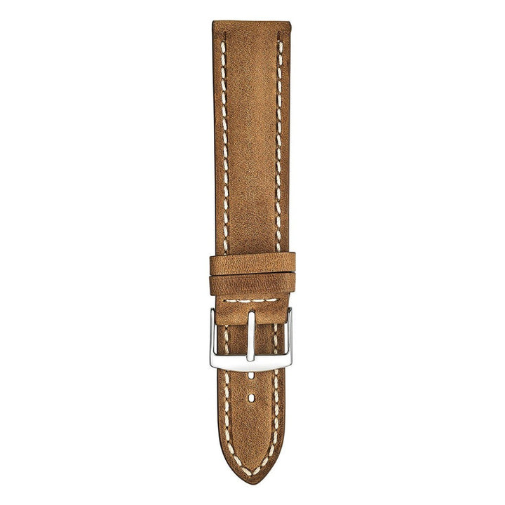 Soft Semi-Padded Vintage Leather with a Comfortable nubuck lining Watch Strap image