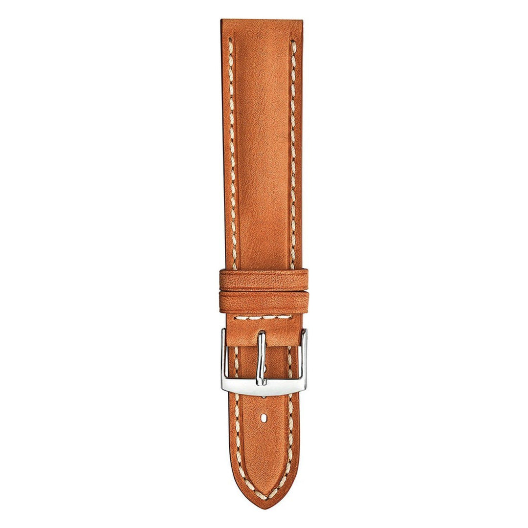Soft Semi-Padded Vintage Leather with a Comfortable nubuck lining Watch Strap image