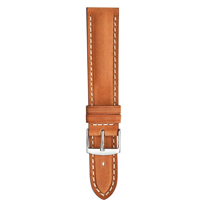 Soft Semi-Padded Vintage Leather with a Comfortable nubuck lining Watch Strap image