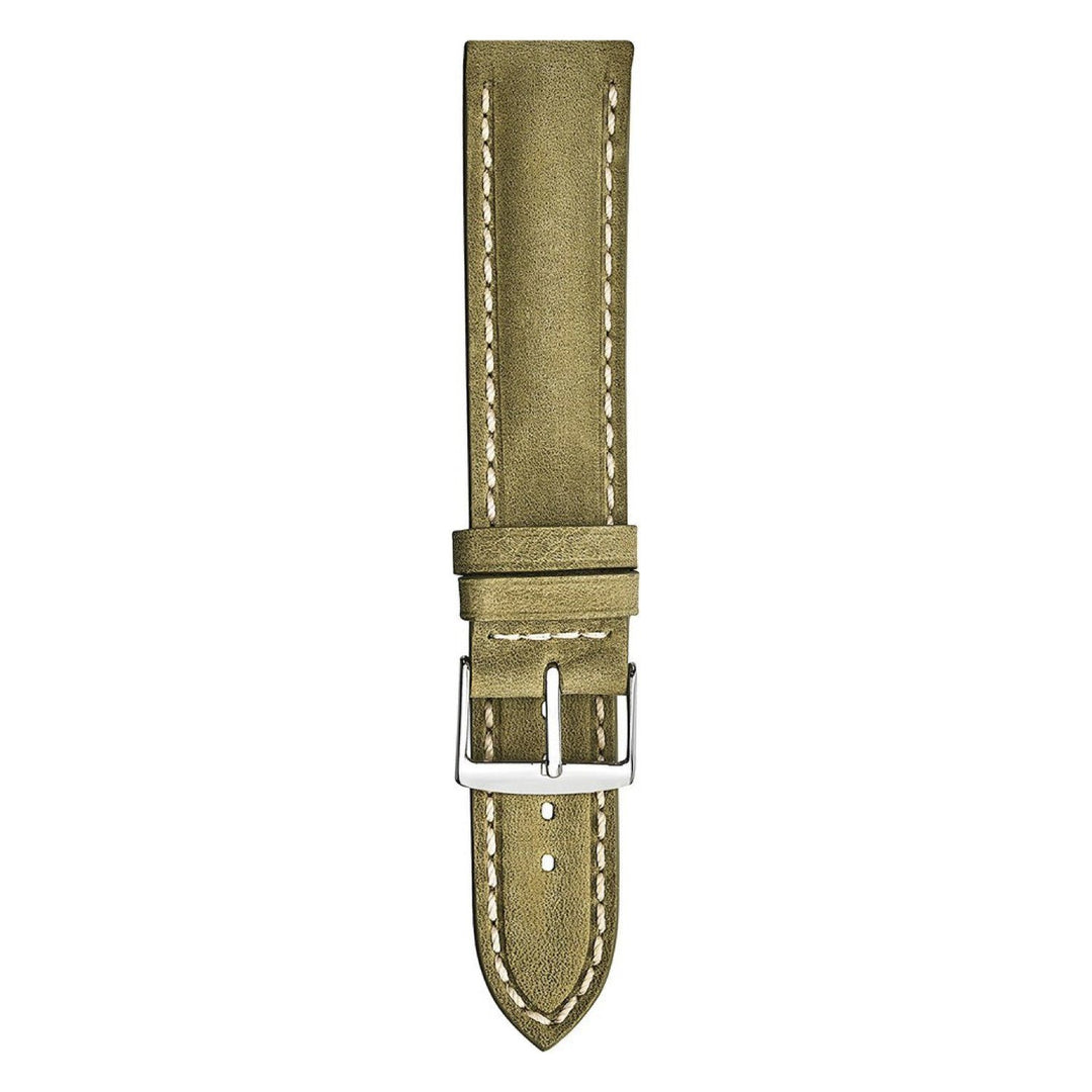 Soft Semi-Padded Vintage Leather with a Comfortable nubuck lining Watch Strap image