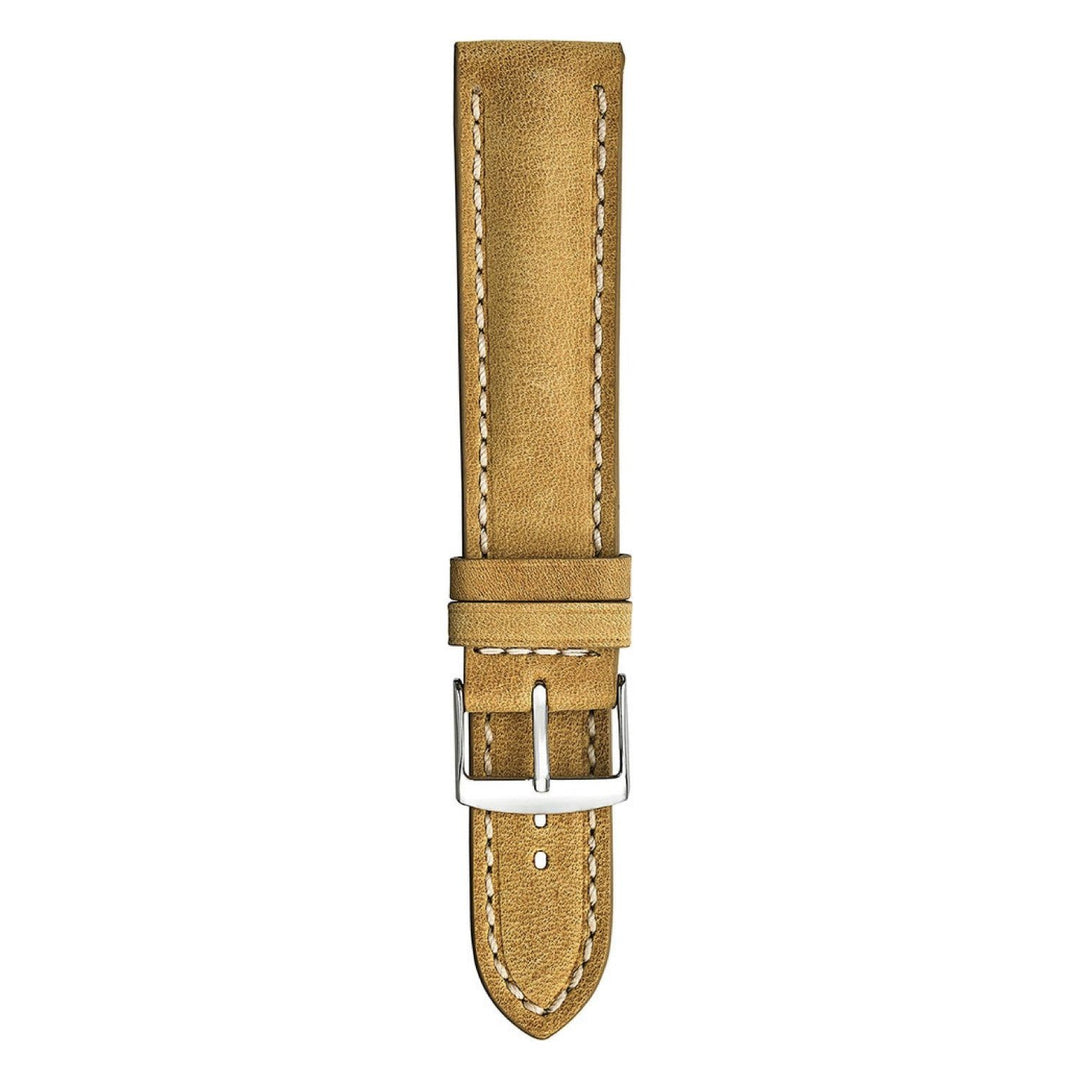 Soft Semi-Padded Vintage Leather with a Comfortable nubuck lining Watch Strap image