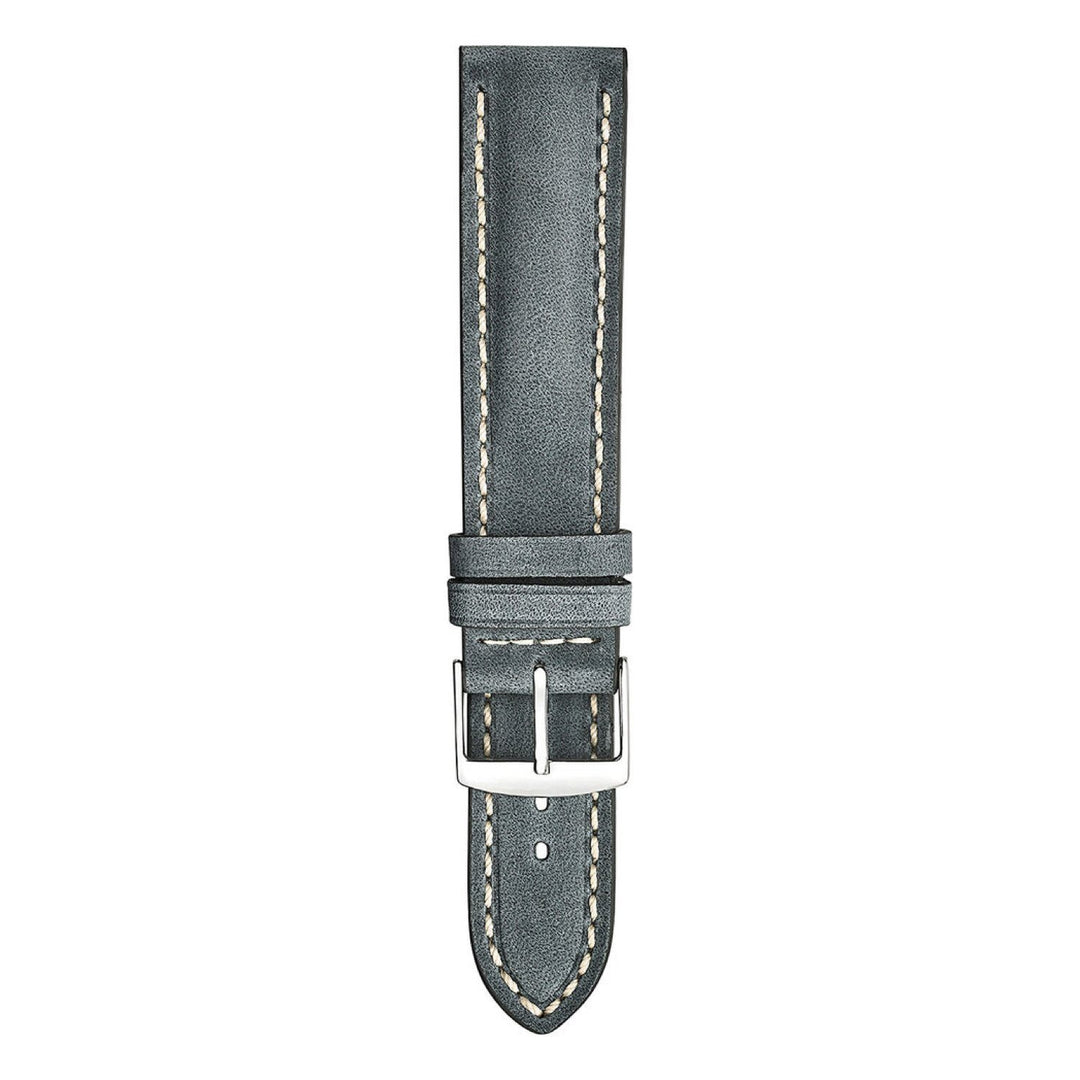 Soft Semi-Padded Vintage Leather with a Comfortable nubuck lining Watch Strap image