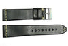 Vintage Handmade Stitched Black Leather Watch Band image