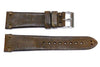 Vintage Handmade Vintage Brown Leather Watch Band image