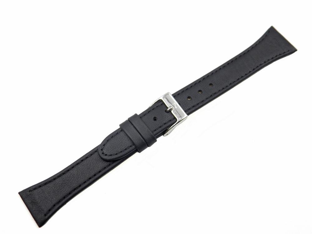 Genuine Skagen Black Leather 20mm Watch Strap - Screws | Watch Repair - 523XSSLBC