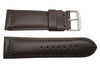 Heavy Padded Smooth Waterproof Leather Watch Strap image