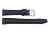 Hadley Roma Light Padded Black Oil-Tan Leather Long Watch Strap
