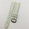 Genuine Coach White Smooth Leather 13mm Watch Band image