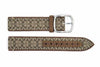 Genuine Coach 17mm Brown Signature Tote Genuine Leather Watch Strap image