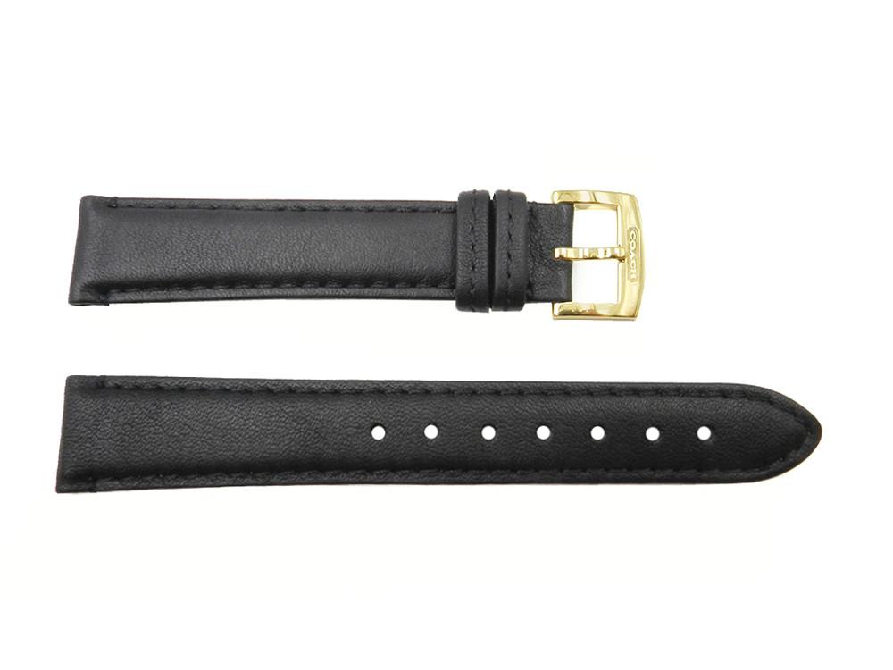 Coach watch leather band deals