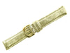 Coach 17mm Shiny Gold Leather Women's Watch Strap image