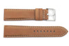 ZRC Genuine Smooth Soft Bullskin Leather Aquabracelet Waterproof Anti-Allergic Watch Band image