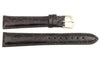 Hadley Roma Cartier Style Genuine Crocodile Brown Leather Watch Strap