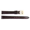 Genuine Movado Lizard Leather 12mm Dark Brown Watch Band image