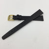 Genuine Movado Black Smooth Leather 13mm Watch Band image