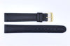 Genuine Movado Black Smooth Leather 18mm Long Length Watch Strap image