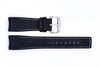 Genuine ESQ Black Textured Leather 22mm Watch Strap image