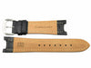 Genuine ESQ Men's Submerible Black Crocodile Grain  22/12mm Watch Strap image