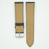 Viena Black Padded Leather Watch Strap image