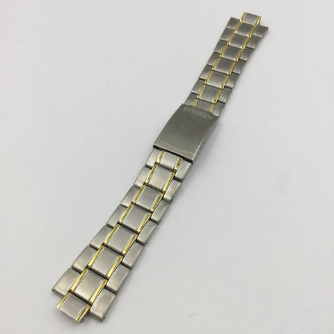 Genuine Citizen Dual Tone Brushed and Polished 22mm Watch Bracelet image
