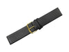 Genuine Citizen Textured Leather 20mm Black Watch Band image