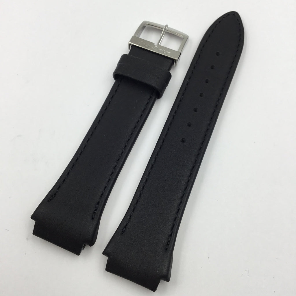 Genuine Citizen Black Smooth Leather Eco-Drive Watch Strap image