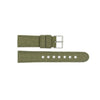 Genuine Citizen Green Nylon and Leather 22mm Watch Strap image