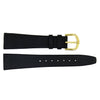 Genuine Citizen Black Flat Smooth Leather 19mm Watch Band image