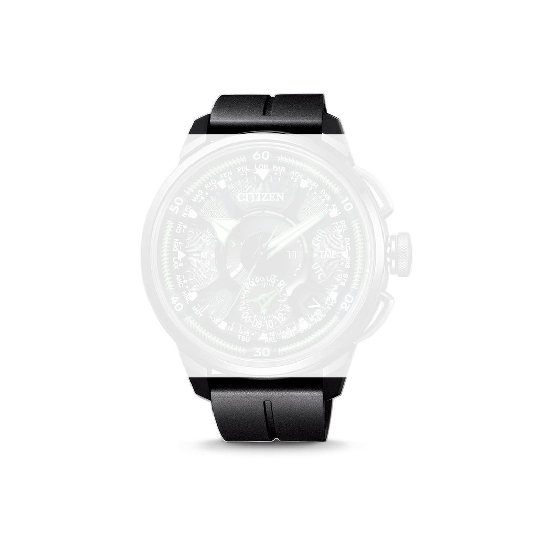 CITIZEN BLACK POLYURETHANE WATCH STRAP image