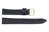 Hadley Roma Genuine Black Lambskin Soft Leather Watch Strap