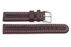 Genuine Oil Tanned Leather Brown Watch Band