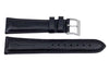 Genuine Textured Leather Black Watch Strap