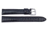 Genuine Alligator Grain Leather Black Watch Strap