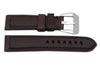 Genuine Heavy Padded Leather Panerai Sport Brown Watch Strap