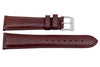 Genuine Buffalo Leather Textured Brown Watch Band