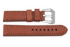 Genuine Heavy Padded Light Brown Leather Panerai Watch Strap