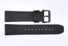 Genuine Movado 22mm Black Genuine Smooth Leather Watch Strap image