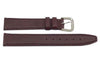 Genuine Textured Leather Brown Watch Strap