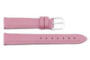 Hadley Roma Java Lizard Grain Pink Textured Leather Watch Strap