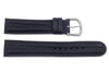 Hadley Roma Waterproof Black Sport Leather Watch Strap
