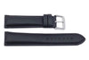 Hadley Roma Black Matching Stitching Oil-Tan Leather Watch Strap