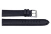 Hadley Roma Black Smooth Sport Leather Watch Band