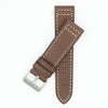 Saddle Brown Leather Watch Strap image