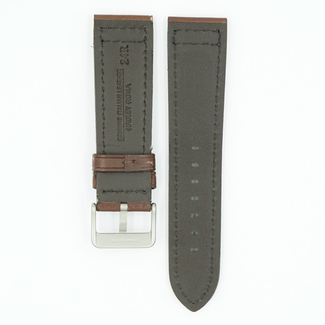 Saddle Brown Leather Watch Strap image